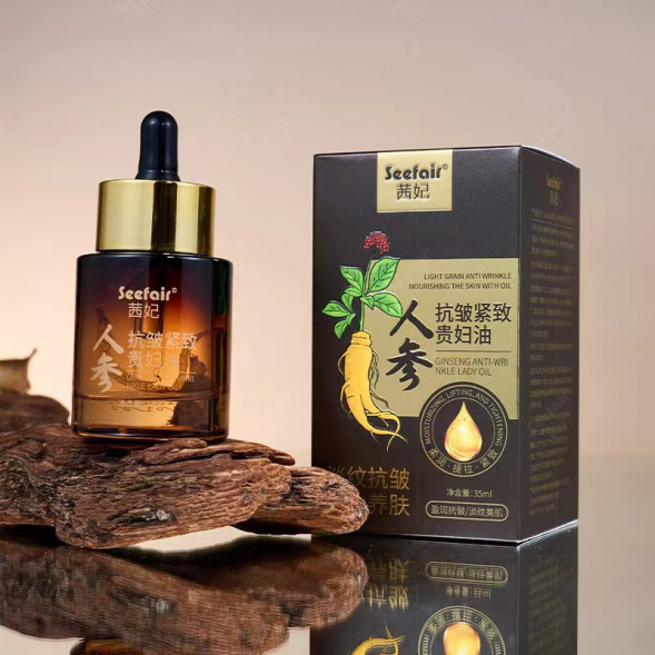 Масло для лица против морщин с женьшенем (Ginseng Anti-wrinkle Lady Oil Seefair) 35 мл