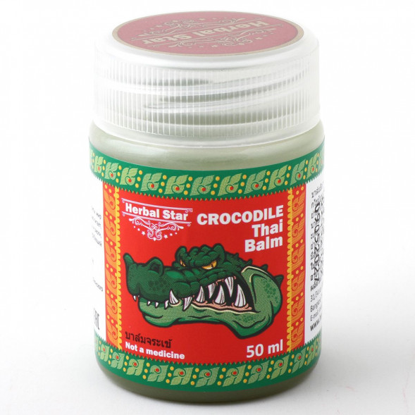 Бальзам Тайский Крокодил Хербал Стар (Crocodile Thai Balm Herbal Star) 50 мл