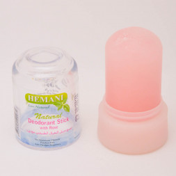 Дезодорант кристаллический квасцовый алунитовый Роза Хемани (Deodorant stick Rose Hemani) 70 г