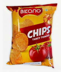 Чипсы картофельные со вкусом томата (Chips Tangy Tomato Bikano) 60 г