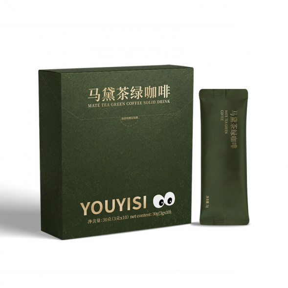 Чай (йерба) мате с зеленым кофе (Mate tea Green coffee solid drink Youyisi) 10 стиков х 3 г