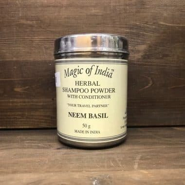 Ним и Базилик сухой травяной шампунь (Neem Basil Magic of India) 50г