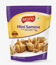 Мини самосы с начинкой из бобовых, кокоса и специй (Mini Samosa Bikano) 180 г