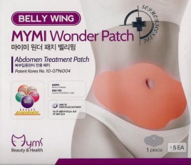Пластырь для похудения и уменьшения целлюлита (Belly wing Mymi Wonder Patch) 31 х 20 см 5 шт