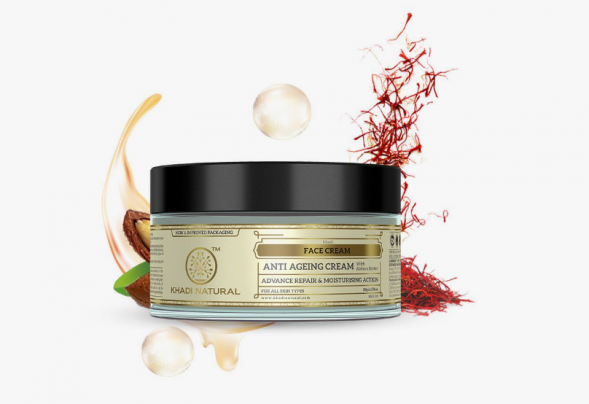 Крем антивозрастной для лица с маслом Кокума Кхади (Herbal Khadi Anti Ageing cream) 50 г