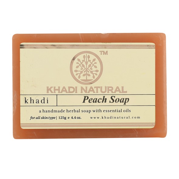 УЦЕНКА! Мыло Персик Кхади ПОМЯТО (Khadi Peach Soap) 125 г 
