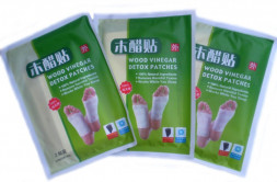 Пластырь детокс для стоп с экстрактом древесного уксуса (Wood Vinegar Patches) упаковка 20 шт