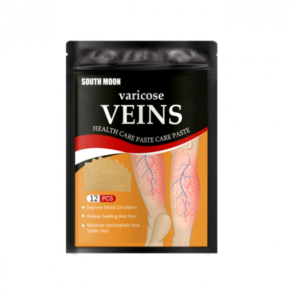 Пластырь от варикозного расширения вен South Moon (Varicose Veins Health Care Paste Care Paste) 12 шт