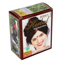 Хна индийская Темно-коричневая Хербал (Dark Brown Henna Herbal) 6x10 г