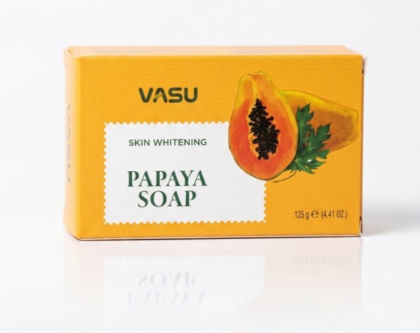 Мыло для лица и тела Папайя (Papaya Soap Skin Whitening Vasu) 125 г