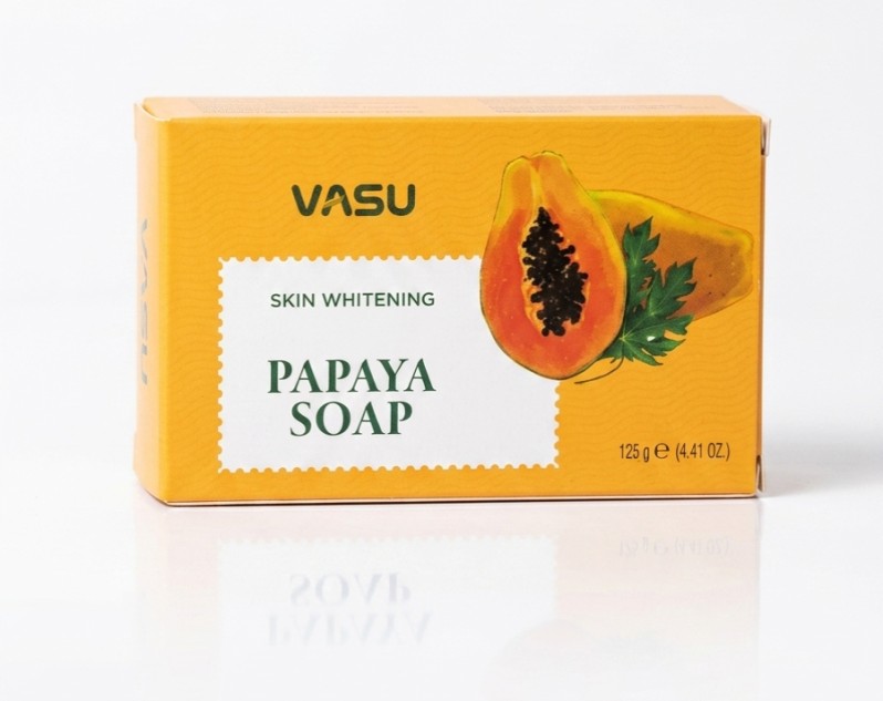 Мыло для лица и тела Папайя (Papaya Soap Skin Whitening Vasu) 125 г