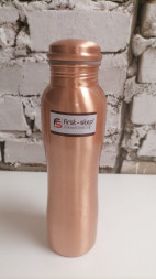 Медная бутылка (Copper water Bottle CURVED First Step) 1000 мл