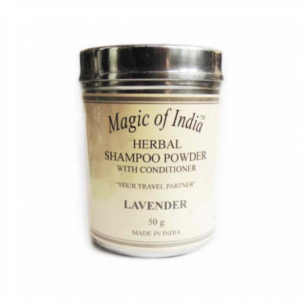 Шампунь сухой травяной Лаванда (Lavender Shampoo Powder Magic of India) 50 г