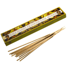 Благовония Ладан Мирра Пипьюр (Ppure Nag Champa Frankincense Myrrh) 15 г