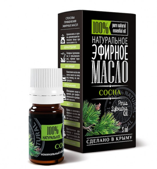 Эфирное натуральное масло Сосна Крымские масла (Pinus sylvestris L. oil) 5 мл