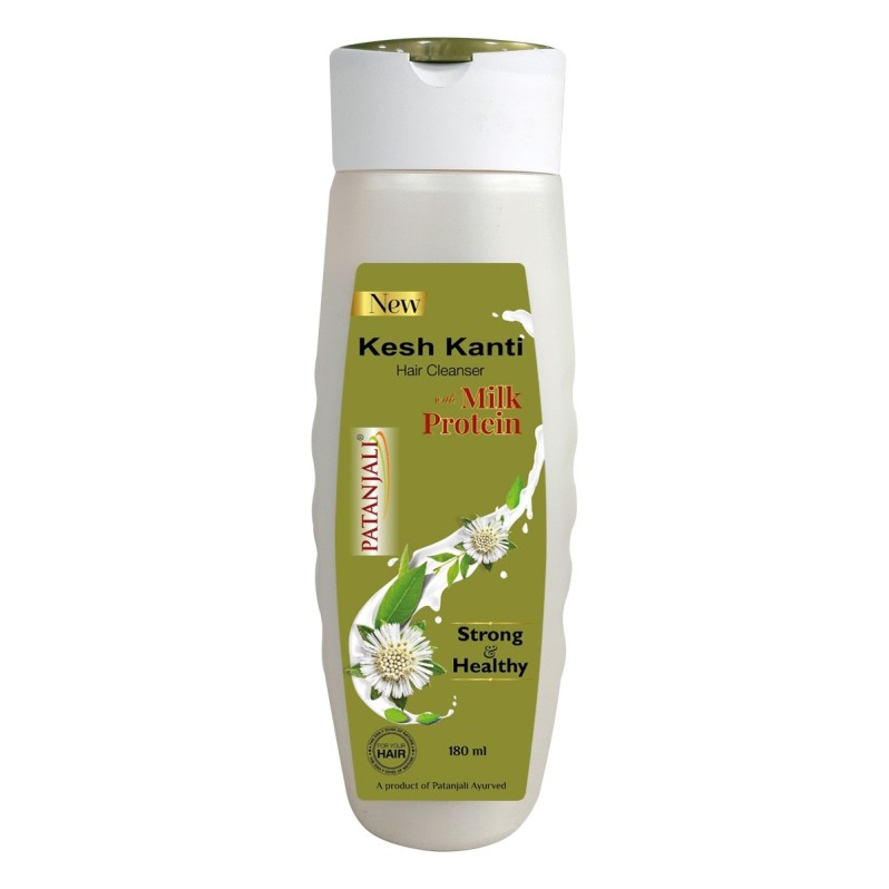 Шампунь для волос Молочный протеин Патанджали (Kesh Kanti Hair Cleanser Milk Protein Patanjali) 180 мл