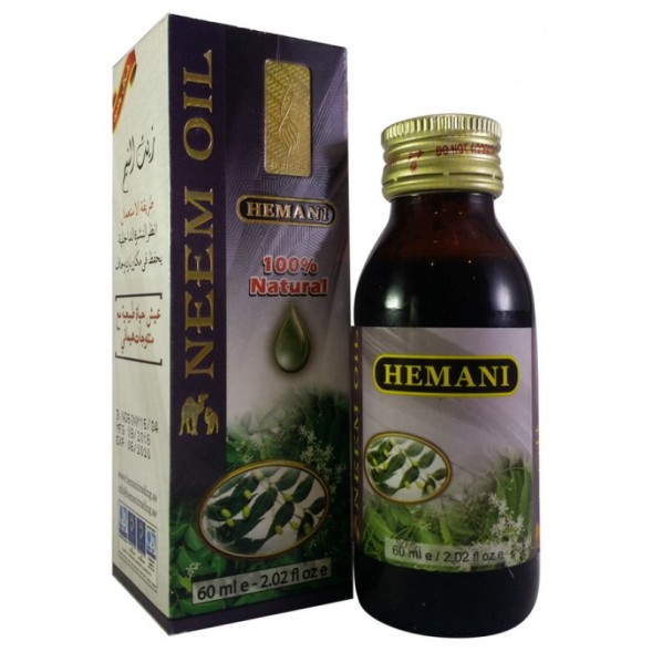 УЦЕНКА! Масло Ним Хемани СРОК ДО 07.2026 (Neem oil Hemani) 60 мл