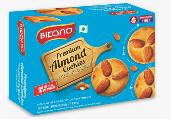 УЦЕНКА! Печенье миндальное СРОК ДО 09.2026 (Almond cookies Bikano) 200 г