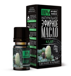 Эфирное натуральное масло Кедр Крымские масла (Atlas Cedar oil) 5 мл