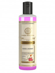 УЦЕНКА! Гель для душа Кхади Роза и мед БЕЗ ПЛЕНКИ (Body Wash Khadi ROSE and HONEY Khadi) 210 мл