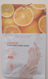 Маска для рук увлажняющая Апельсин (Hand Mask Hydrating Orange SensLove) 2 шт
