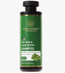 Шампунь-детокс для очищения и освежения волос Чайное дерево и Тулси (Tea tree and Tulsi Detox Shampoo Vedik Essence) 200 мл