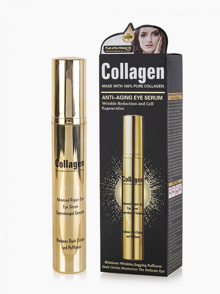 Сыворотка антивозрастная для кожи вокруг глаз с 100% коллагеном (Collagen Anti-Aging Eye Serum Wokali) 20 мл