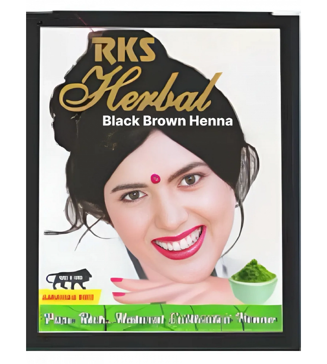 Хна индийская Черно-коричневая Хербал (Black Brown Henna Herbal) 6x10 г