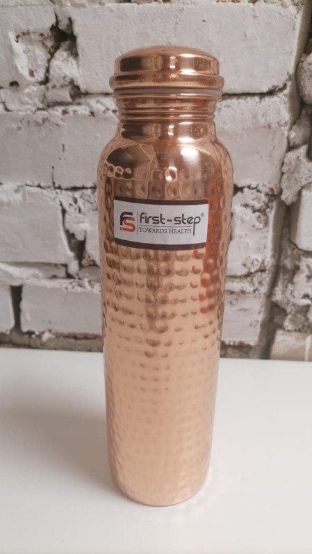 Медная бутылка (Copper water Bottle HAMMERED First Step) 1000 мл