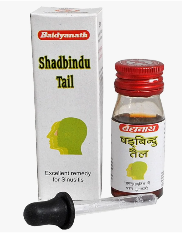 Масло для носа Шадбинду Тайл Бадьянатх (Shadbindu Tail oil Baidyanath) 50 мл