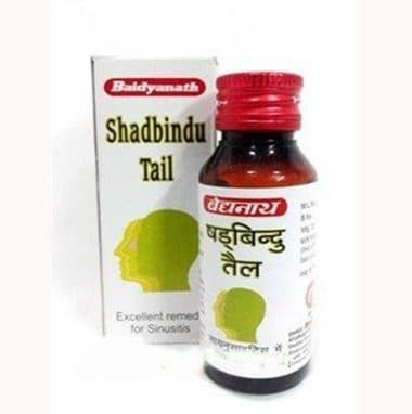 Масло для носа Шадбинду Тайл Бадьянатх (Shadbindu Tail oil Baidyanath) 50 мл
