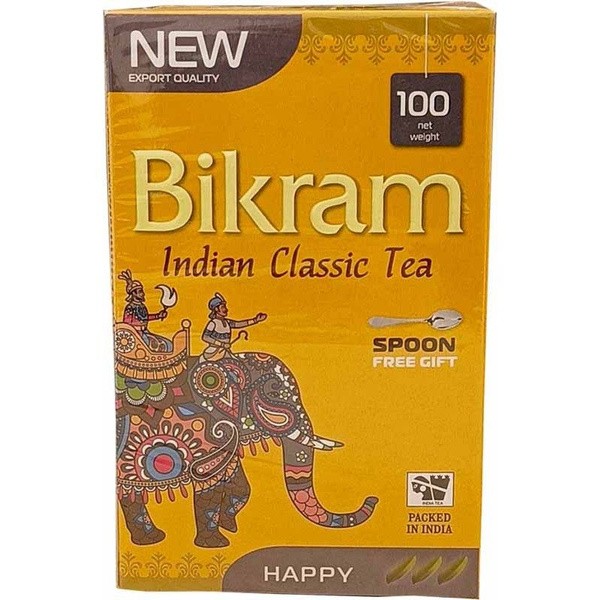 Чай черный индийский байховый Ассам Счастье Бикрам (Bikram Black Assam Tea + Darjling Happy) 100 г + подарок чайная ложка