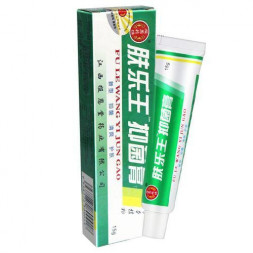 Китайский чудо крем от псориаза, акне, экземы, герпеса (Fu Le Wang Yi Jun Gao cream) 15 г