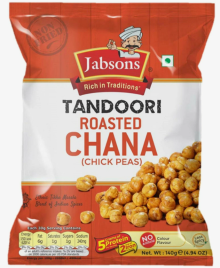 Нут очищенный обжаренный со специями (Tandoori Roasted Chickpeas Jabsons) 140 г