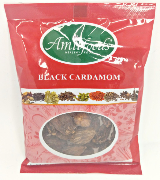 Кардамон черный целый Амилфудс (Black Cardamom Amilfoods) 50 г