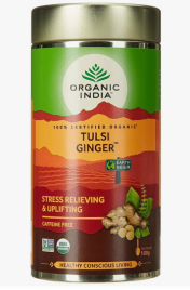 Чай Тулси с Имбирем Органик Индия банка (Tulsi Ginger Organic India) 100 г