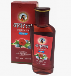 Масло для массажа тела и головы Навратна (Navratna Oil Himani) 45 мл