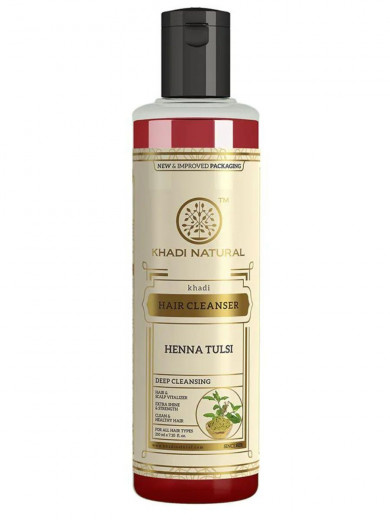 Шампунь Хна и Тулси Кхади (Henna Tulsi Shampoo Khadi) 210 мл — 