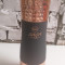 Медная бутылка Сага (Copper water Bottle CURVED SILK GRAY Saga) 500 мл