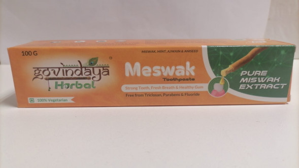 Зубная паста Месвак Говиндая (Meswak toothpaste Govindaya) 100 г