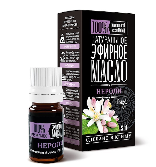 Эфирное натуральное масло Нероли Крымские масла (Neroli Oil) 5 мл