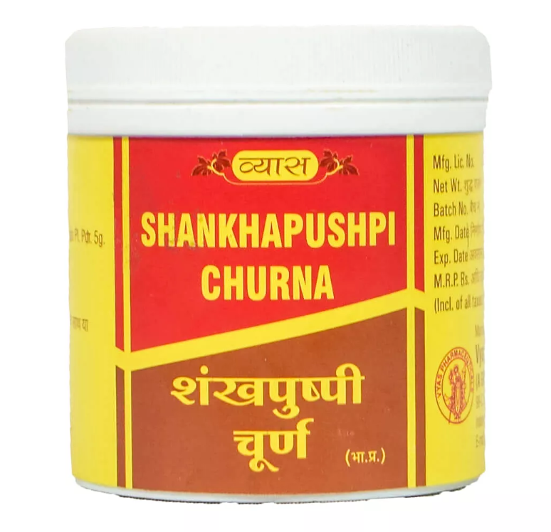 Шанкхапушпи чурна Вьяс (Shankhapushpi churna Vyas) 100 г