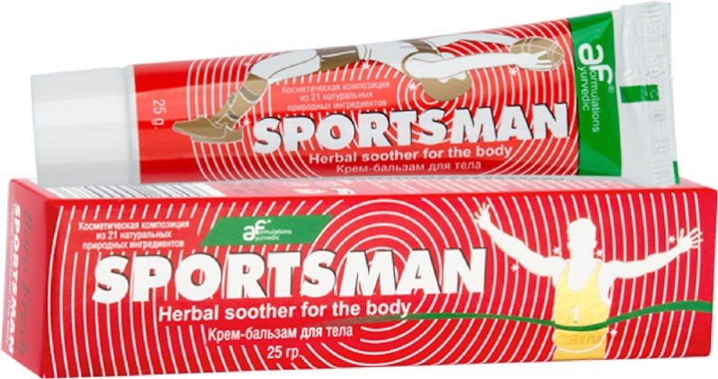 Травяной крем-бальзам для тела Спортсмен Боро Фреш (Sportsman Herbal Soother for the Body Boro Fresh) 25 г