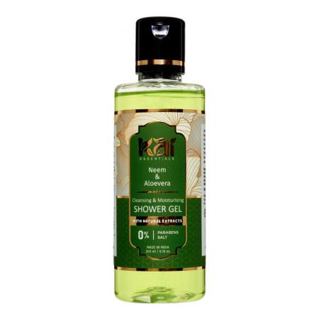 Гель для душа Алоэ и Ним (Shower gel Neem and Aloevera Kai Essentials) 200 мл