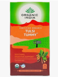 Чай Тулси Тамми успокаивает пищеварение Органик Индия (Tulsi Tummy Organic India) 25 пакетиков
