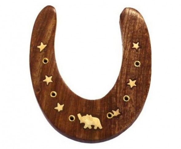 Подставка для благовоний Подкова дерево Шишам