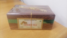 Чай подарочный в деревянной шкатулке Имбирный чай (Ginger Tea) 50 г