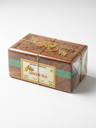 Чай подарочный в деревянной шкатулке Имбирный чай (Ginger Tea) 50 г