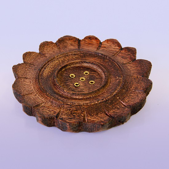 Подставка для благовоний Волна дерево Шишам