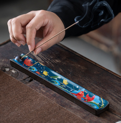 Подставка для благовоний керамическая Рыба сом 22,5 см